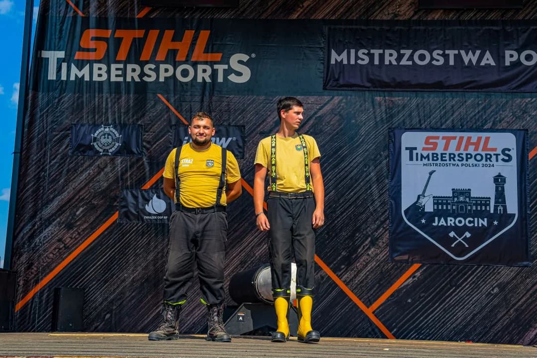 Jarocińscy strażacy walczyli w Stihl Timbersport
