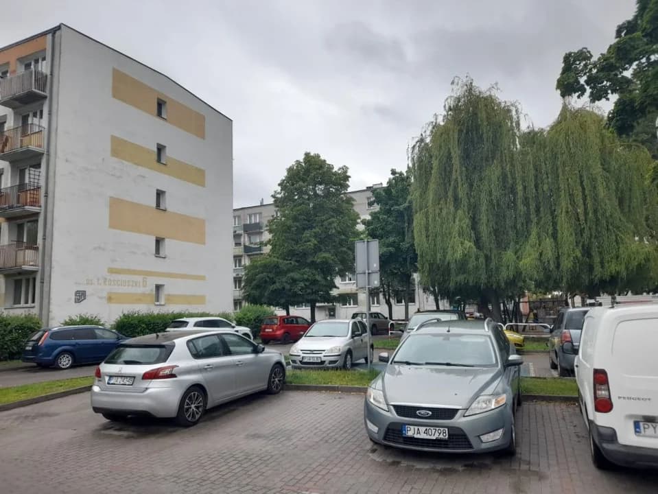 Łapała za klamki drzwi wejściowych na osiedlu w centrum Jarocina — zdjęcie 2 z 7