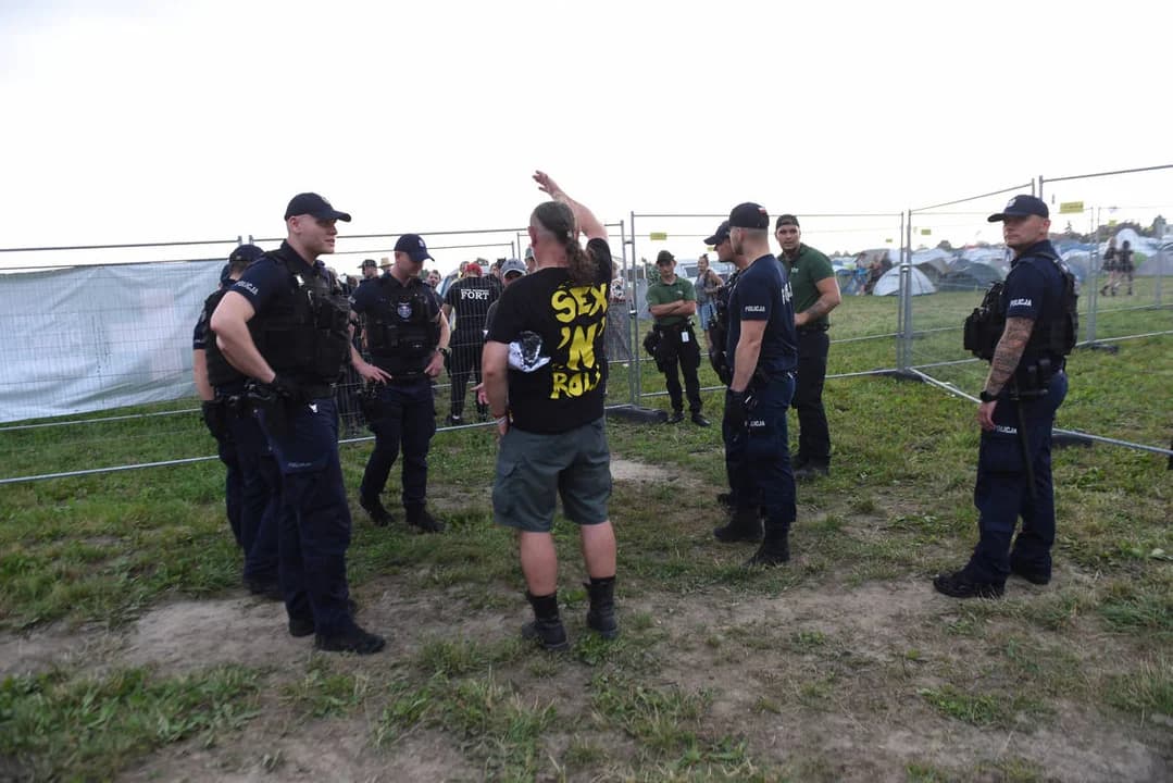 Policja na proteście na festiwalu. Wiemy, co się stało