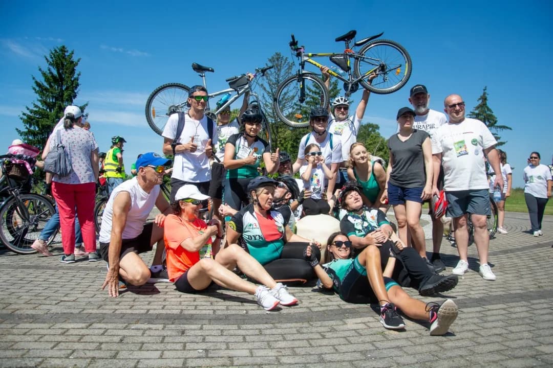 Ponad pół tysiąca rowerzystów na trasie jubileuszowego 10. Zakręconego Rajdu Rowerowego w Jarocinie