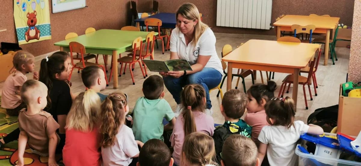 Lekcje "Cooltury RoweLOVEJ"  w przedszkolu i Szkole Podstawowej w Cielczy [ZDJĘCIA] — zdjęcie 2 z 29