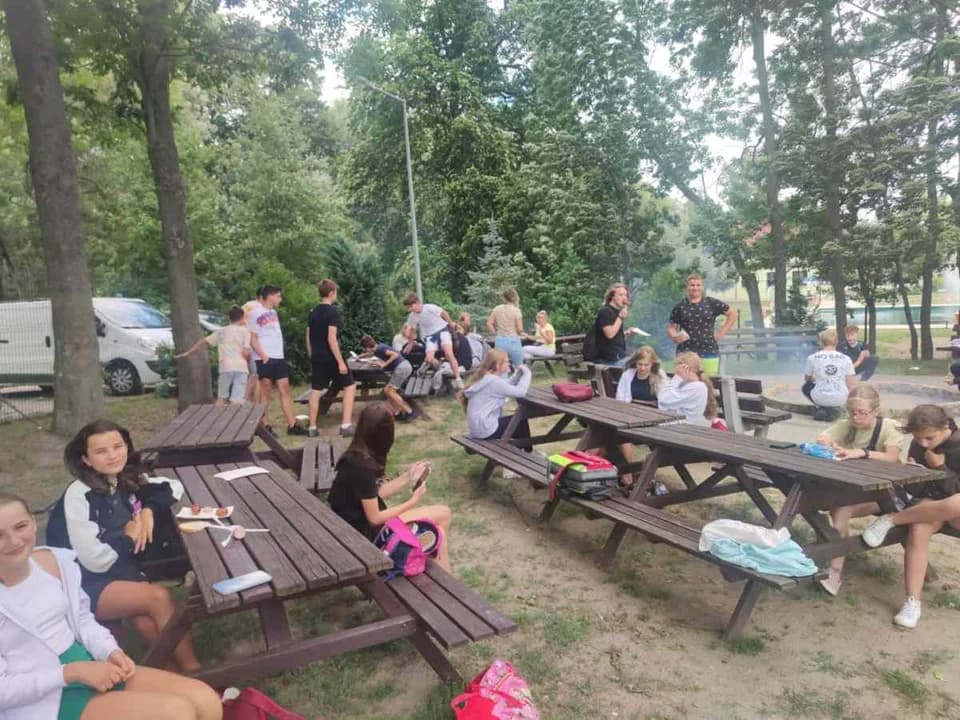 Młodzi druhowie z Boguszyna na wczasach