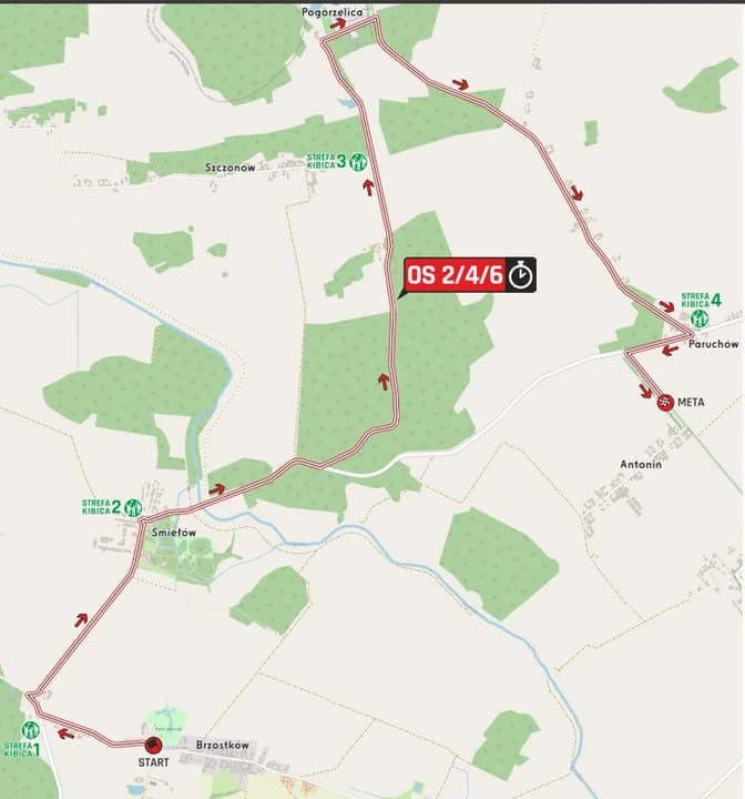 Mapa OS Śmiełów