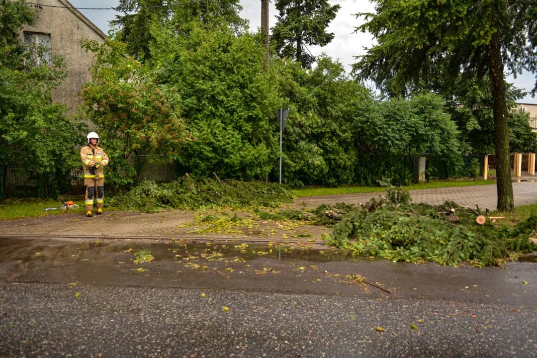 Burza w Jarocinie i okolicy czerwiec 2024