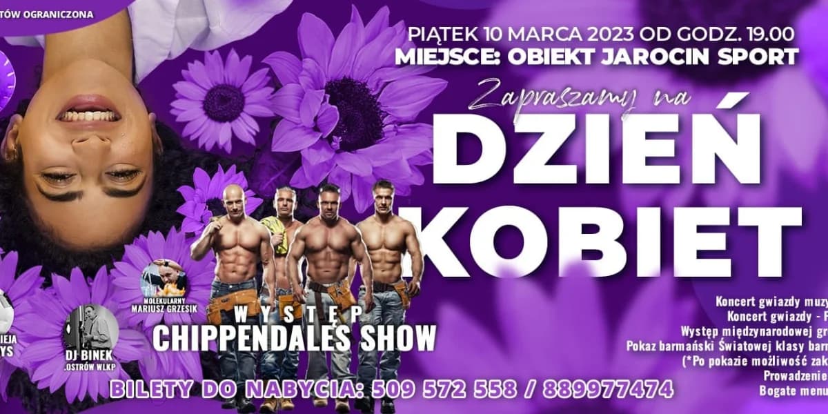CZAS: 10 marca, 19:00 MIEJSCE: obiekt Jarocin Sport BILETY: do nabycia pod numerem tel. 509 572 558/889 977 474 (ilość ograniczona)