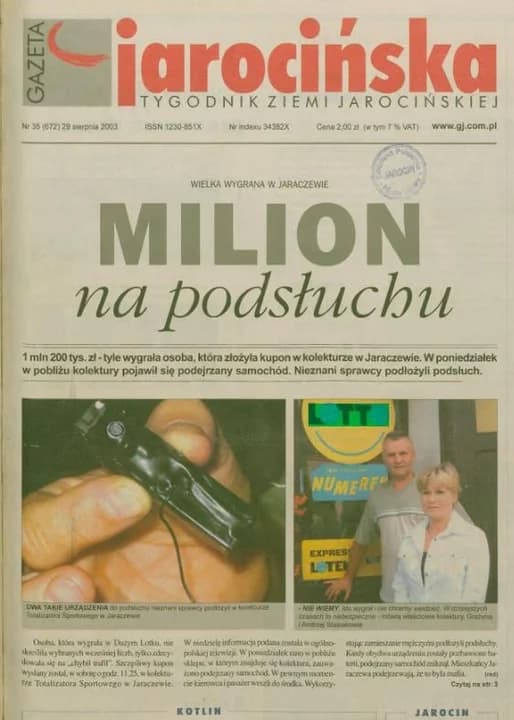 Wielkie wygrane w powiecie jarocińskim. — zdjęcie 1 z 6