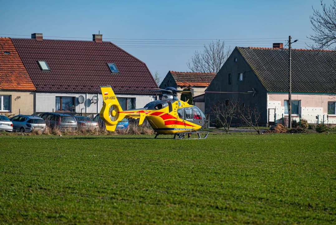 Śmigłowiec LPR lądował w Jarocinie