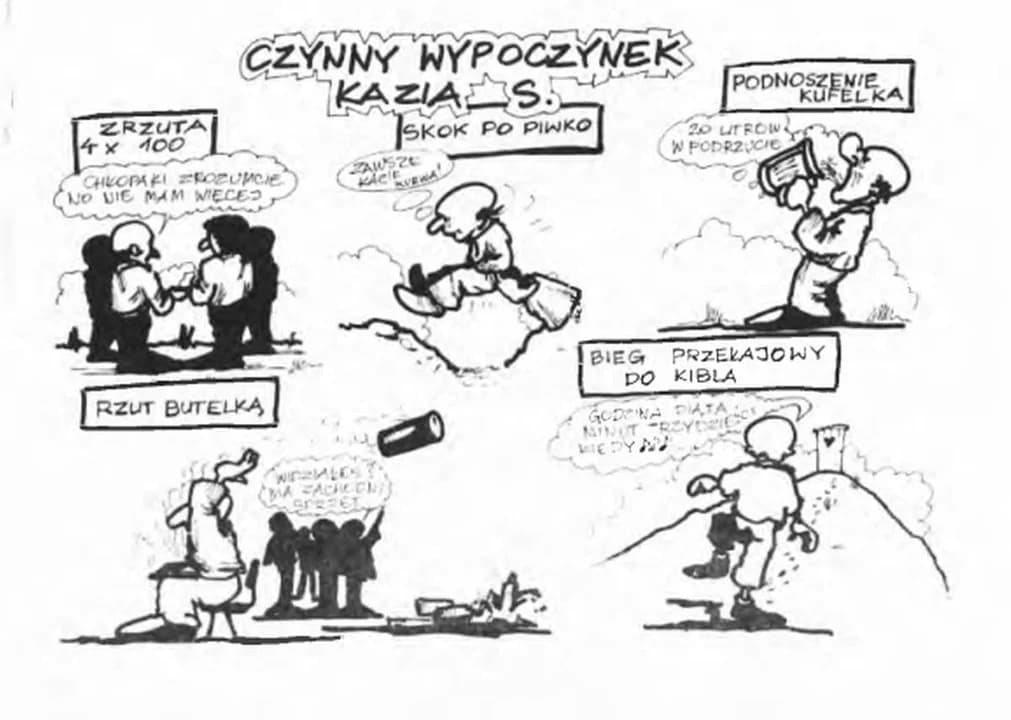 Komisk pt. "Czynny wypoczynek Kazia S."