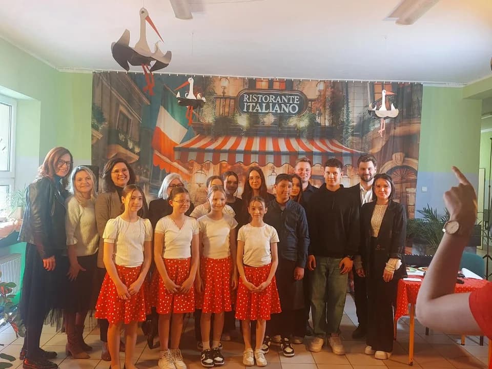 Dzień włoski w SP w Woli Książęcej