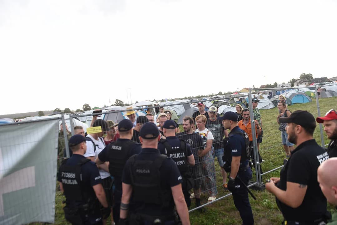 Policja na proteście na festiwalu. Wiemy, co się stało