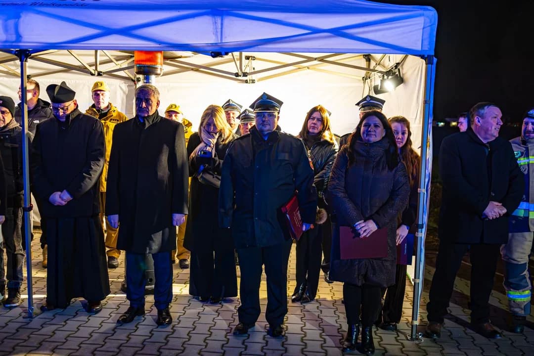 Przekazanie wozu bojowego dla OSP Jaraczewo