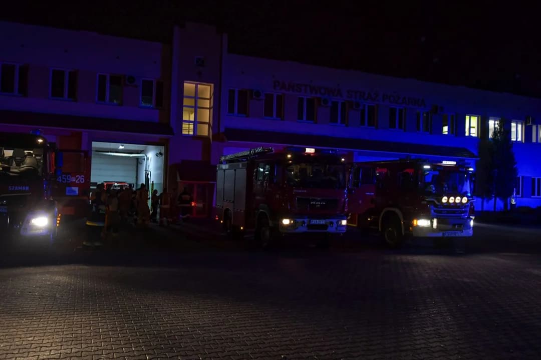 arocińscy strażacy walczyli ze skutkami ulewy w powiecie krotoszyńskim