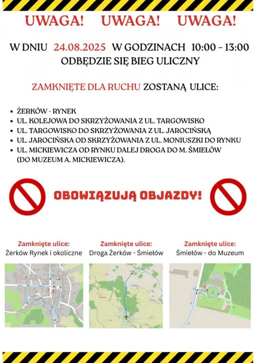 Bieg Uliczny "Górka Żerkowska" już w niedzielę. Kierowcy muszą liczyć się z utrudnieniami na drogach — zdjęcie 3 z 3