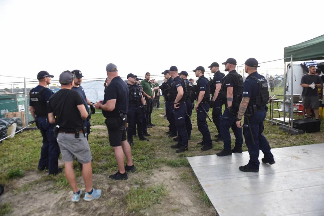 Policja na proteście na festiwalu. Wiemy, co się stało