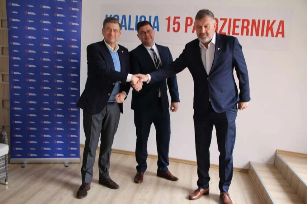 Konferencja prasowa Koalicji Obywatelskiej w Jarocinie — zdjęcie 3 z 7