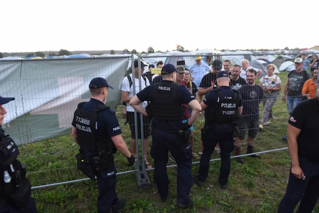 Policja na proteście na festiwalu. Wiemy, co się stało