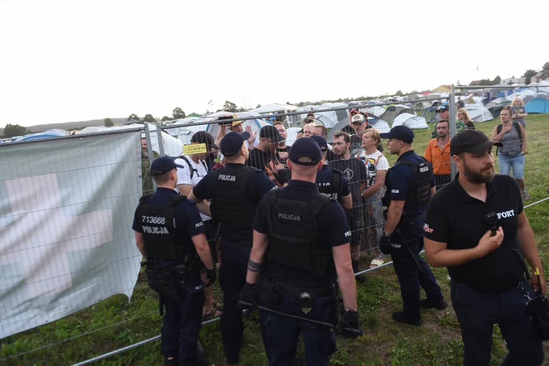 Policja na proteście na festiwalu. Wiemy, co się stało