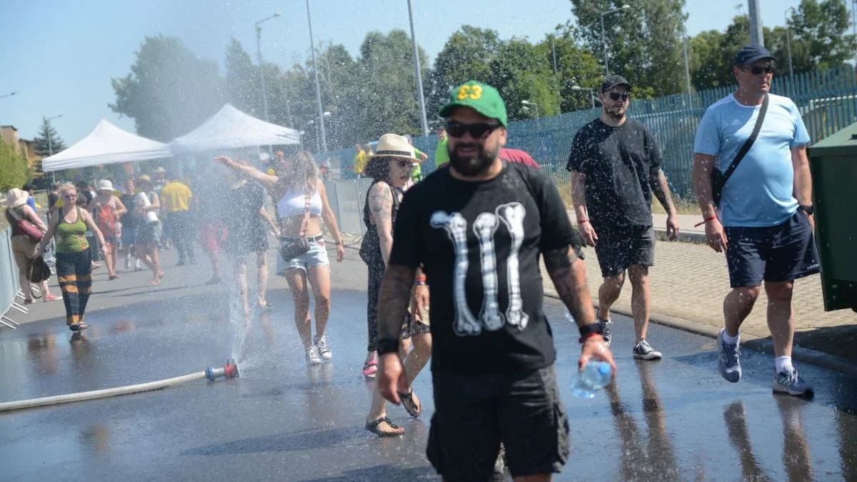 Ludzie na Jarocin Festiwal