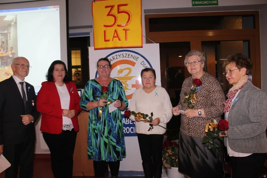 35-lecie koła Polskiego Stowarzyszenia Diabetyków w Jarocinie. Ze specjalnym tortem od "Zgody" [ZDJĘCIA]