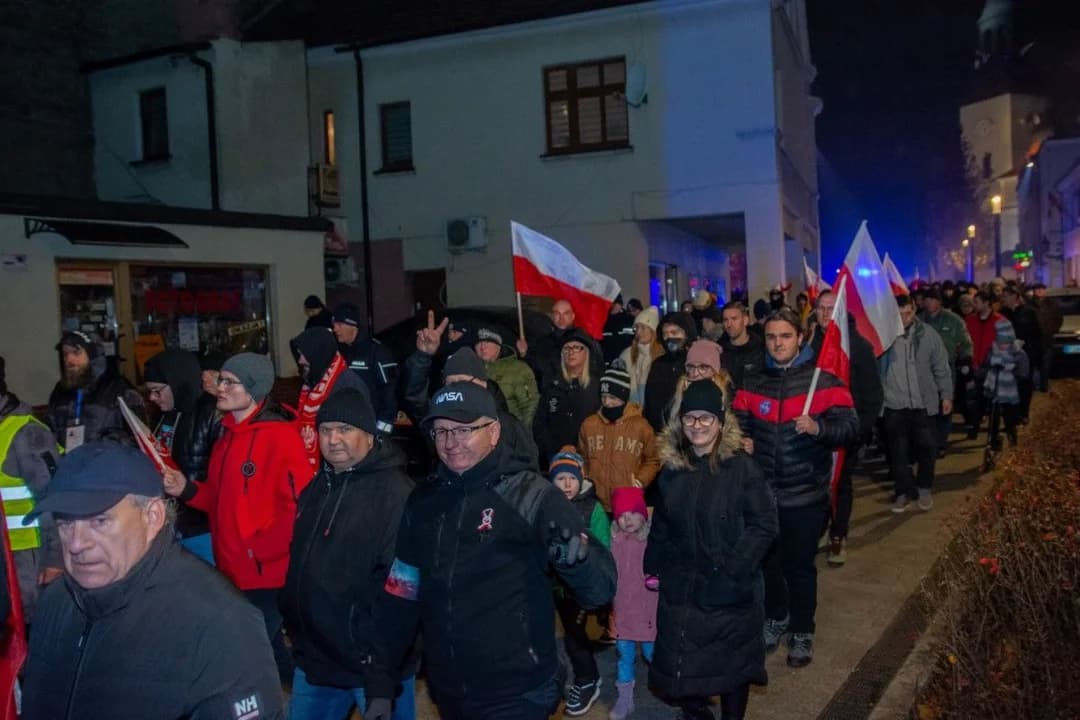I Jarociński Marsz Niepodległości. Organizatorzy liczyli na ok. 900 osób. Czy tyle przyszło?