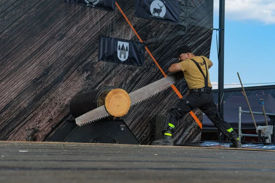Jarocińscy strażacy walczyli w Stihl Timbersport [ZDJĘCIA, WIDEO]