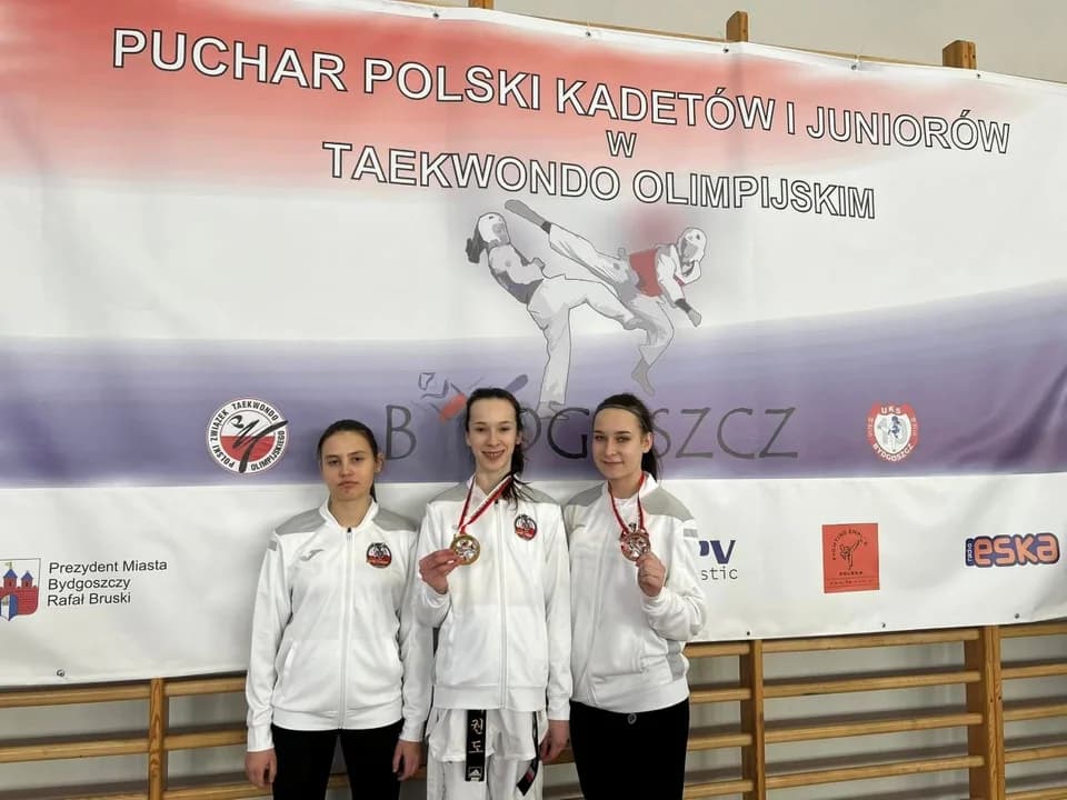 Juniorzy z medalami, kadeci bez na pierwszym tegorocznym Pucharze Polski w taekwondo