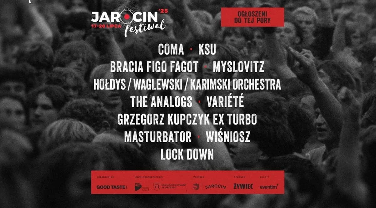 Jarocin Festiwal 2025. Znamy pierwszy artystów. Zobaczcie, kto wystąpi w lipcu [ZDJĘCIA, SONDA]