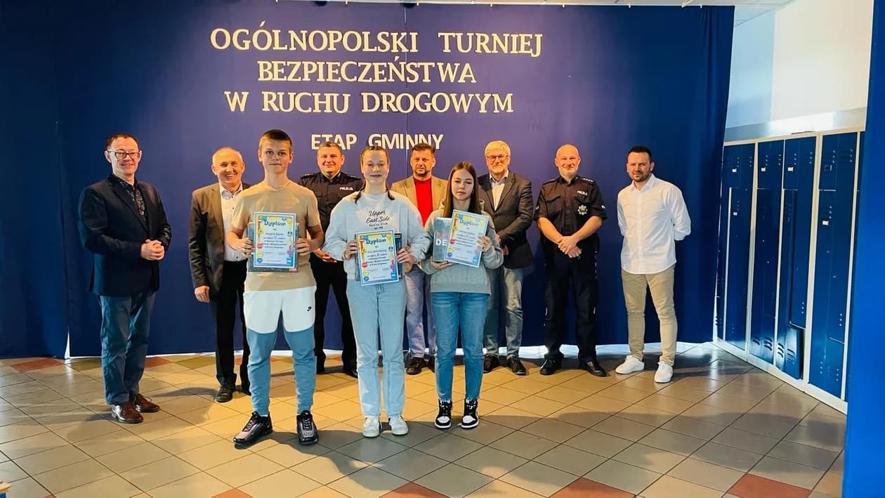 Konkurs wiedzy o ruchu drogowym w gminie Kotlin
