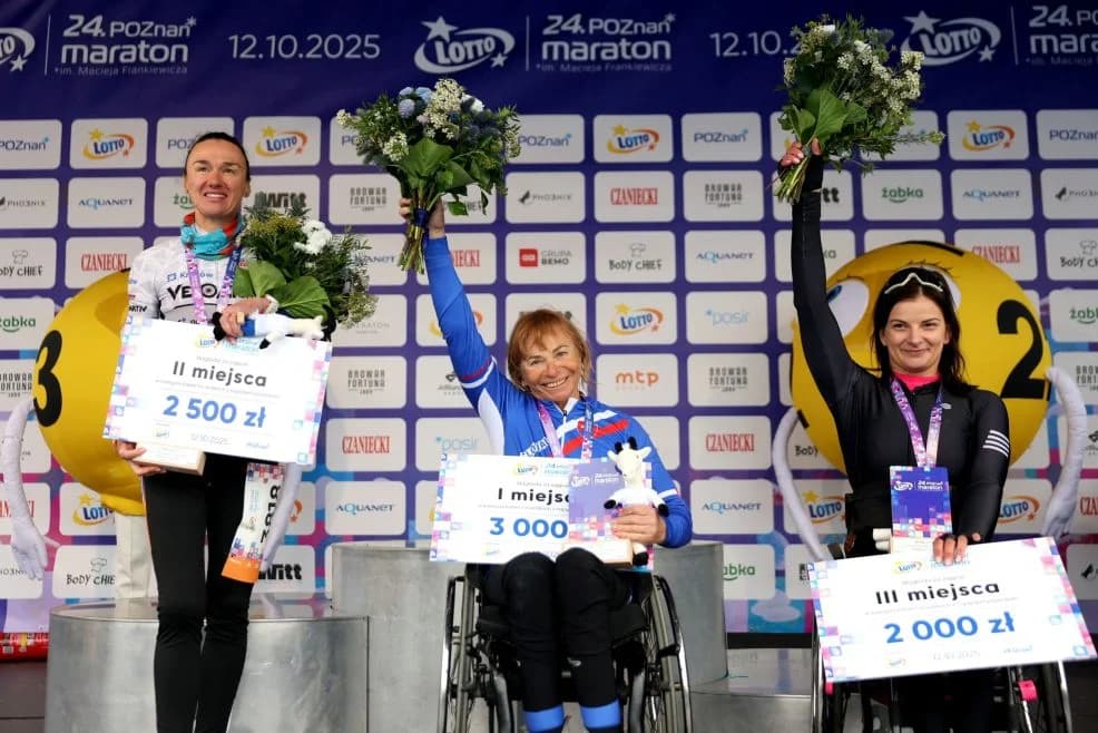 Nasi biegacze na 24. LOTTO Poznań Maraton. Znaleźli się wśród tysiący innych uczestników — zdjęcie 5 z 16