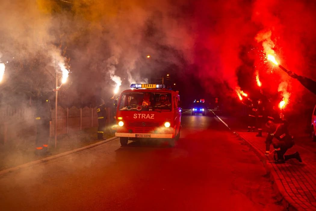 OSP Hilarów dostało forda transita od kolegów z Cielczy
