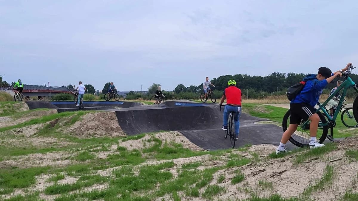 Otwarcie pumptracka w Jarocinie