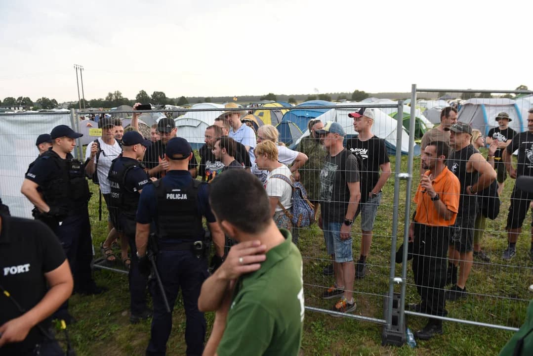 Policja na proteście na festiwalu. Wiemy, co się stało