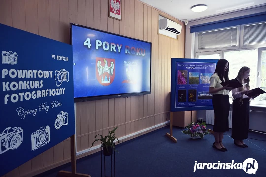 Tematem zdjęć są Cztery pory roku