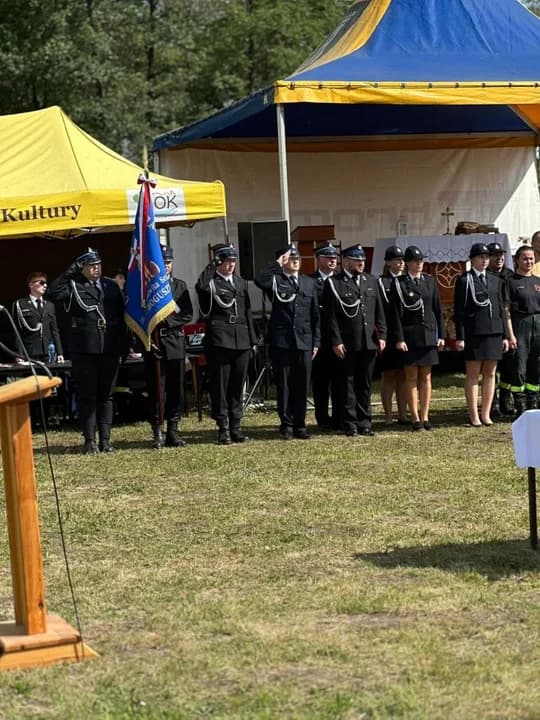 OSP Boguszyn będzie miało nową remizę. W Dniu Strażaka wmurowano kamień węgielny [ZDJĘCIA, WIDEO]