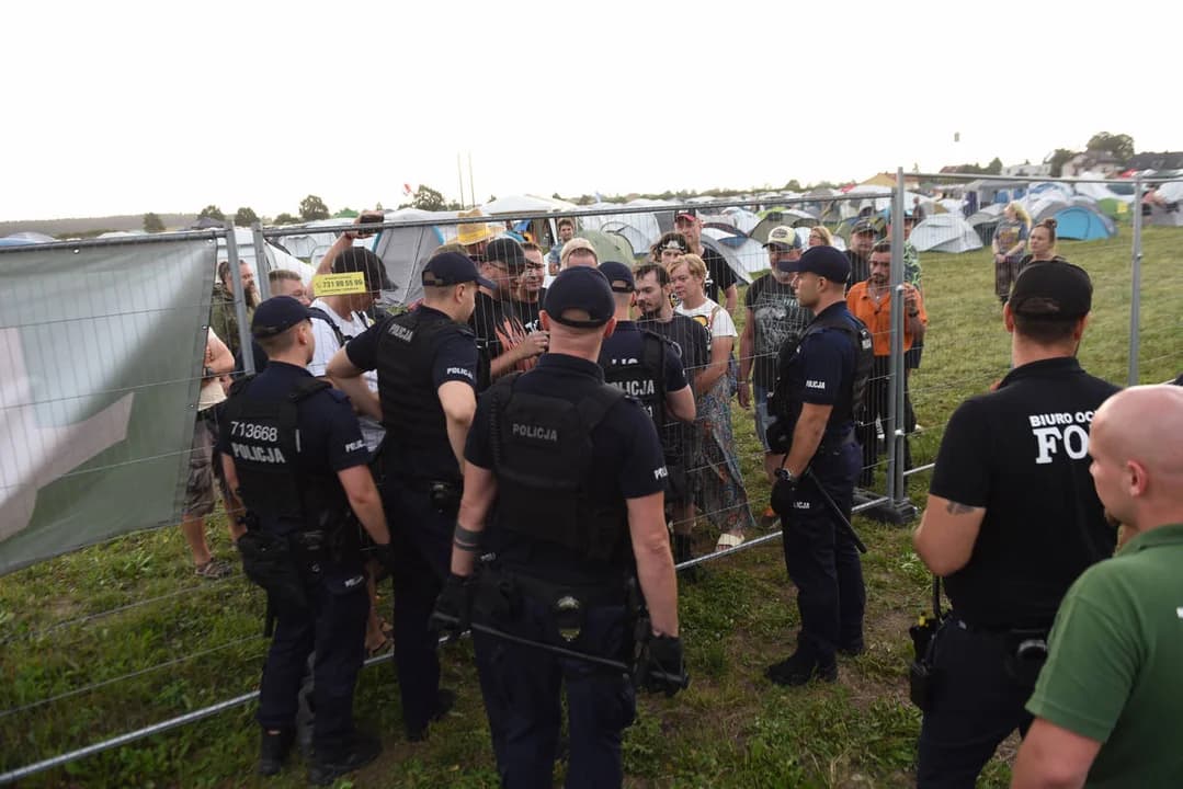 Policja na proteście na festiwalu. Wiemy, co się stało