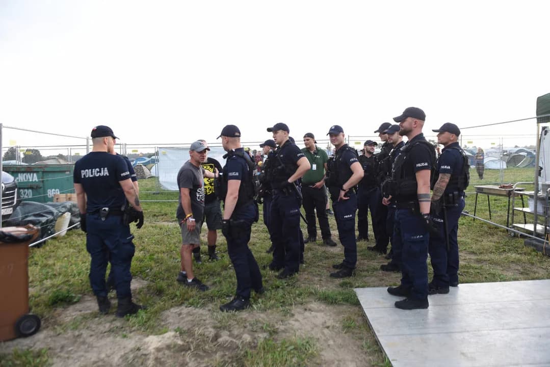 Policja na proteście na festiwalu. Wiemy, co się stało