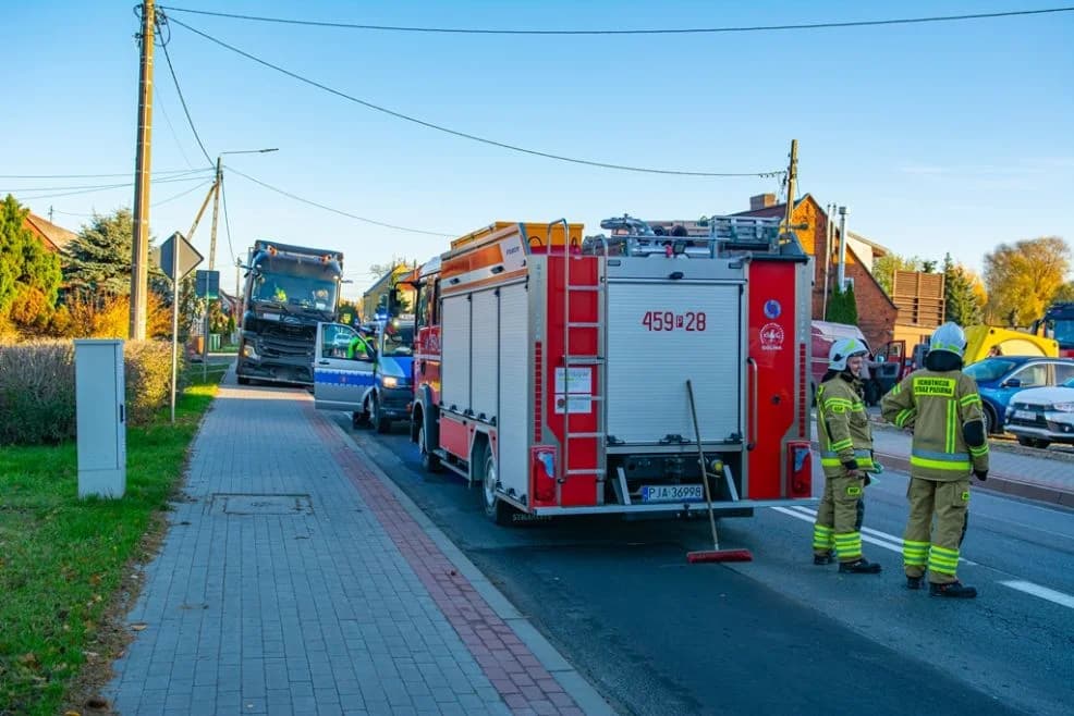Poranne zdarzenie na Wrocławskiej w Jarocinie — zdjęcie 1 z 13