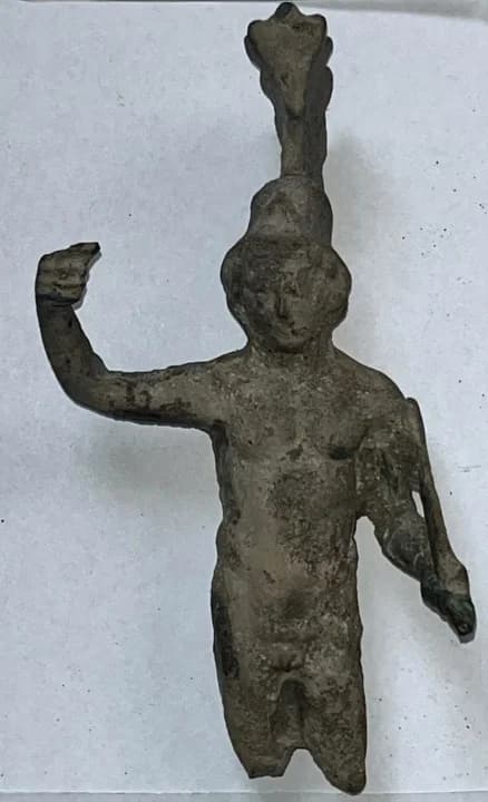 Figurkę Marsa rzymskiego boga wojny znaleziono w gminie Jarocin — zdjęcie 2 z 4