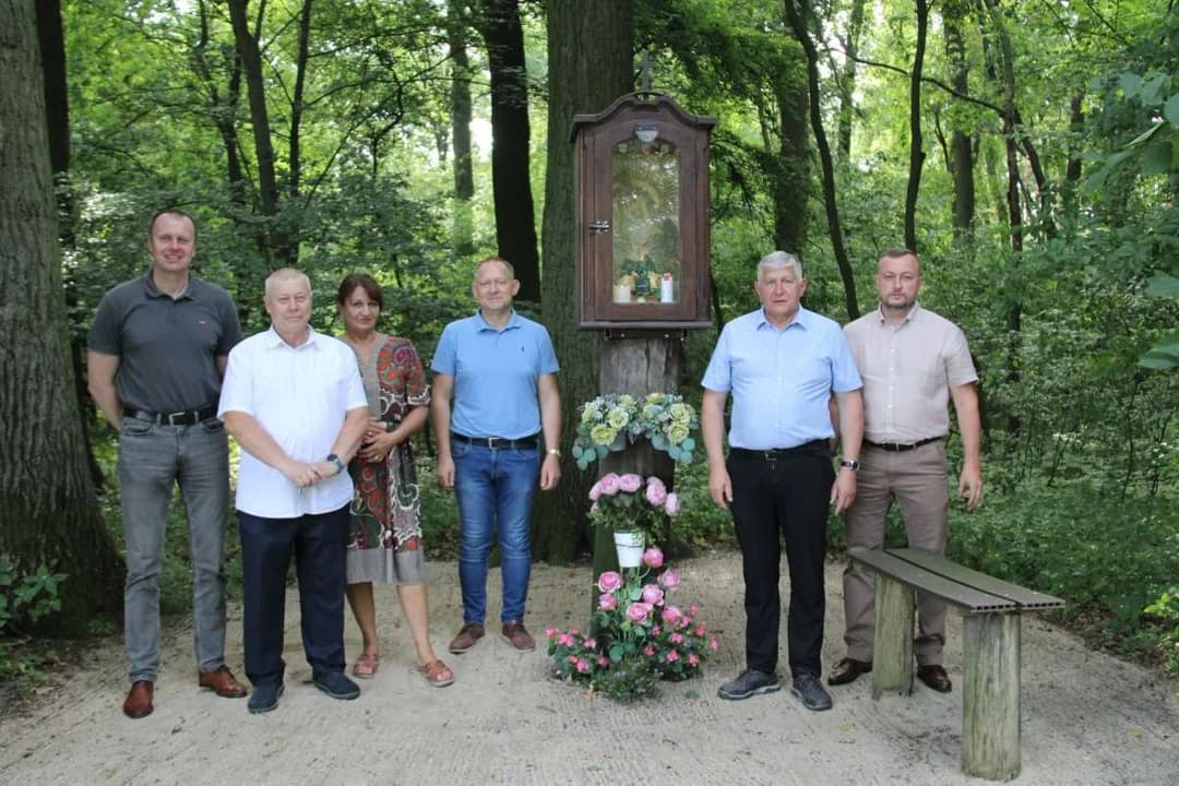 Władze powiatowe wizytują inwestycje drogowe — zdjęcie 5 z 16