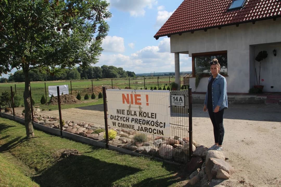 Każdego dnia towarzyszy im strach. Mieszkańcy Radlina nie chcą Kolei Dużych Prędkości