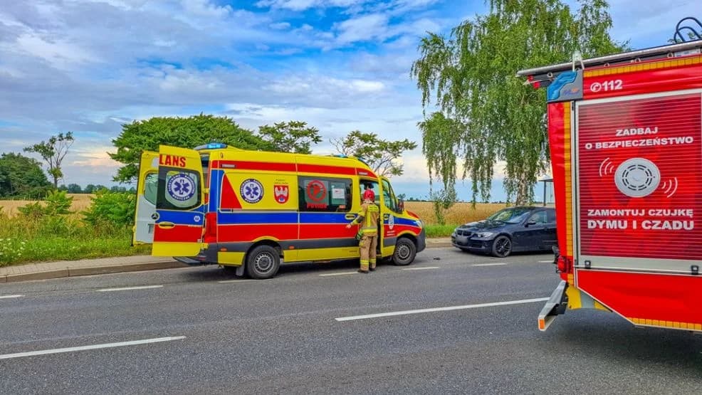 Zderzenie dwóch aut na DK11 w Witaszycach — zdjęcie 3 z 10