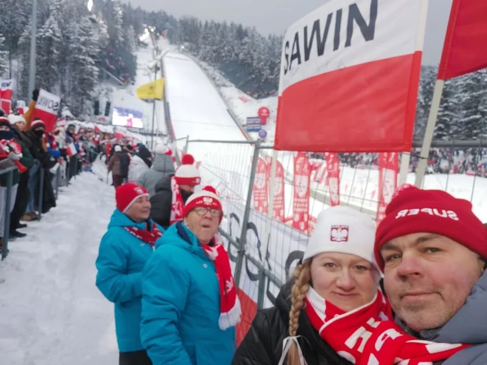 Kibice z Ziemi Jarocińskiej na Pucharze Świata w Zakopanem