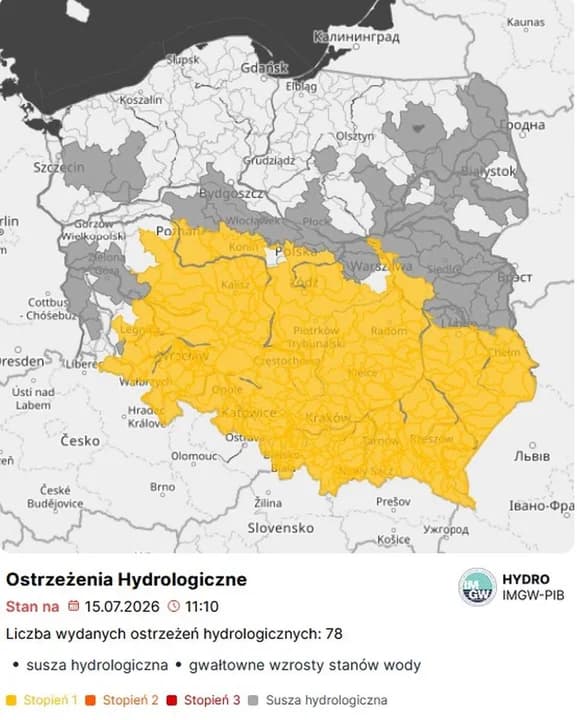 Ostrzeżenie meteorologiczne i alerty pogodowe — zdjęcie 3 z 8