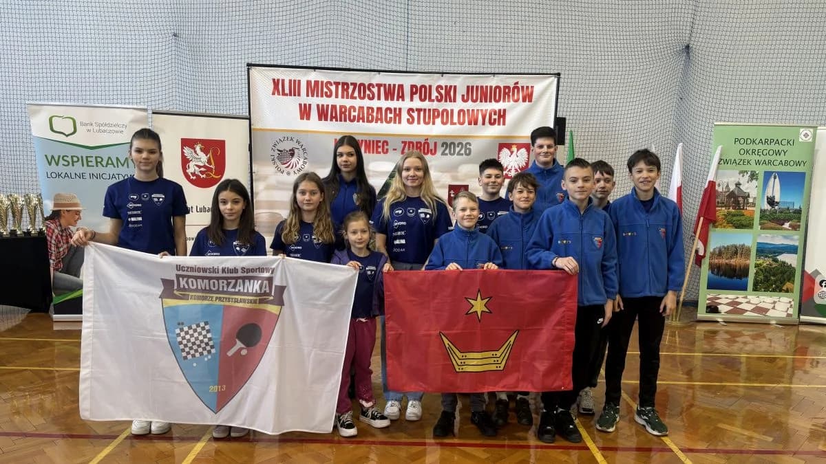 UKS Komorzanka Komorze na Mistrzostwach Polski Juniorów w warcabach