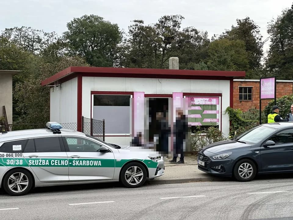 Funkcjonariusze Służby Celno-Skarbowej prowadzili działania w Żerkowie