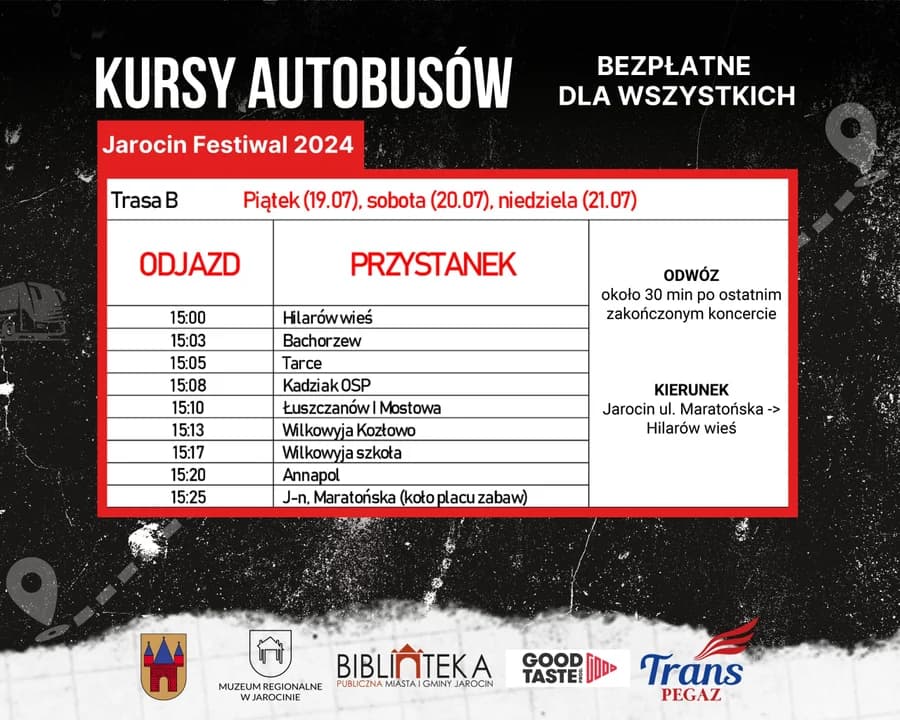 Zmiany w ruchu na czas Jarocin Festiwalu. Zobacz, jakie będą utrudnienia przez tydzień [GALERIA] — zdjęcie 5 z 6