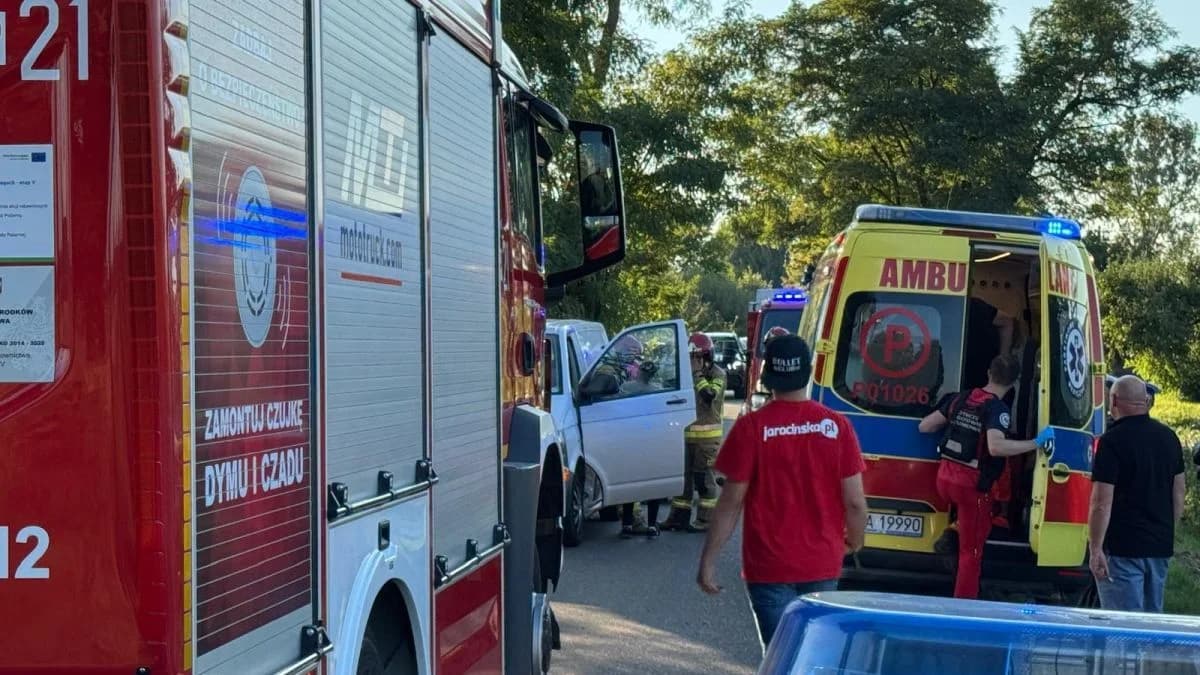 Wypadek na drodze Radlin - Wilkowyja