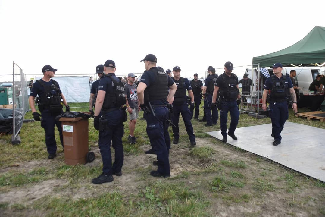 Policja na proteście na festiwalu. Wiemy, co się stało