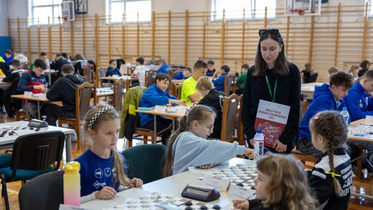 UKS Komorzanka Komorze na Mistrzostwach Polski Juniorów w warcabach