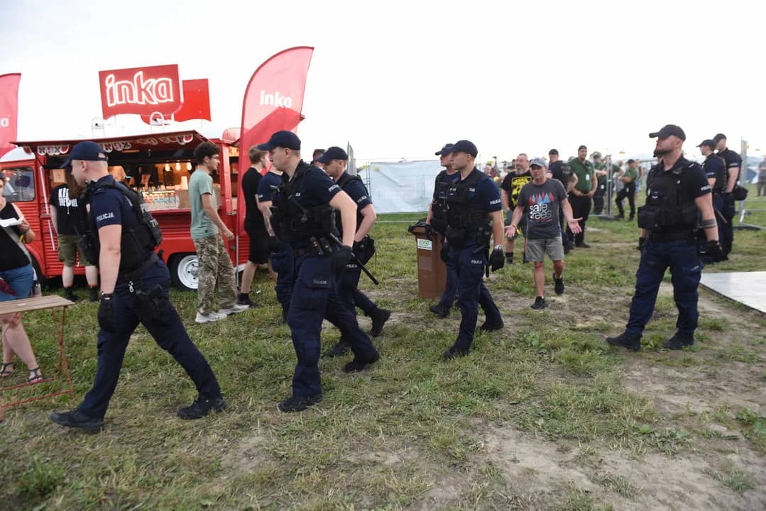 Policja na proteście na festiwalu. Wiemy, co się stało